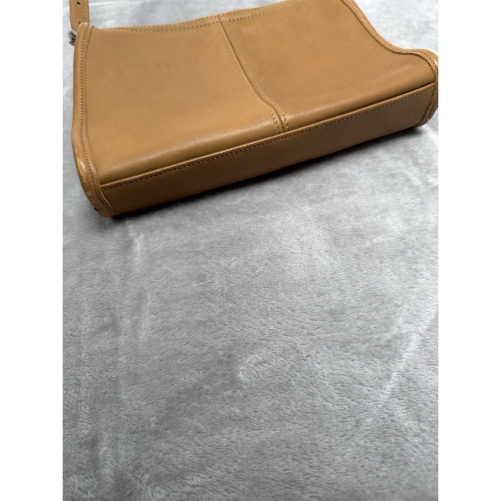 Vintage Coach Tan Soho Bag 4104 Demi Zip Purse Shoulder Costa Rica 1998 90s - Picture 13 of 13